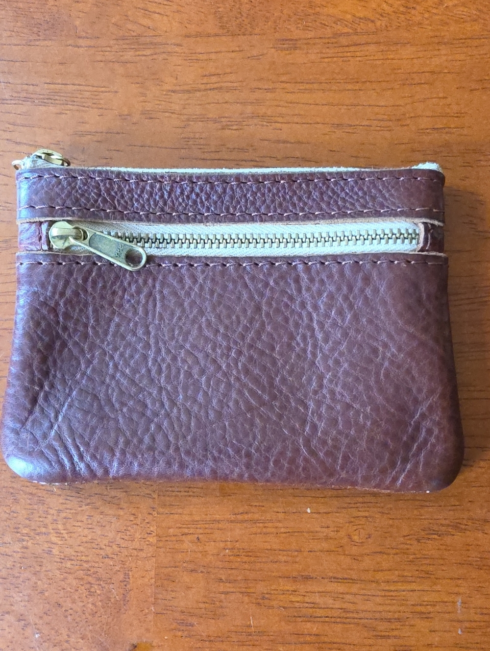 Portland Leather Goods Mystery Box Zip Pouch - Coldbrew